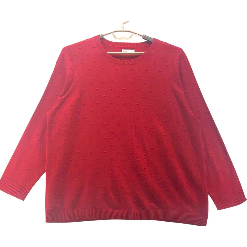 Croft &‎ Barrow Sweater Burnt Orange 2X